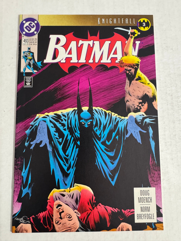 BATMAN #493 VF/NM Kelley Jones Cover