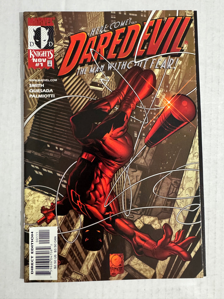 DAREDEVIL #1 Vol 2 NM Joe Quesada Cover