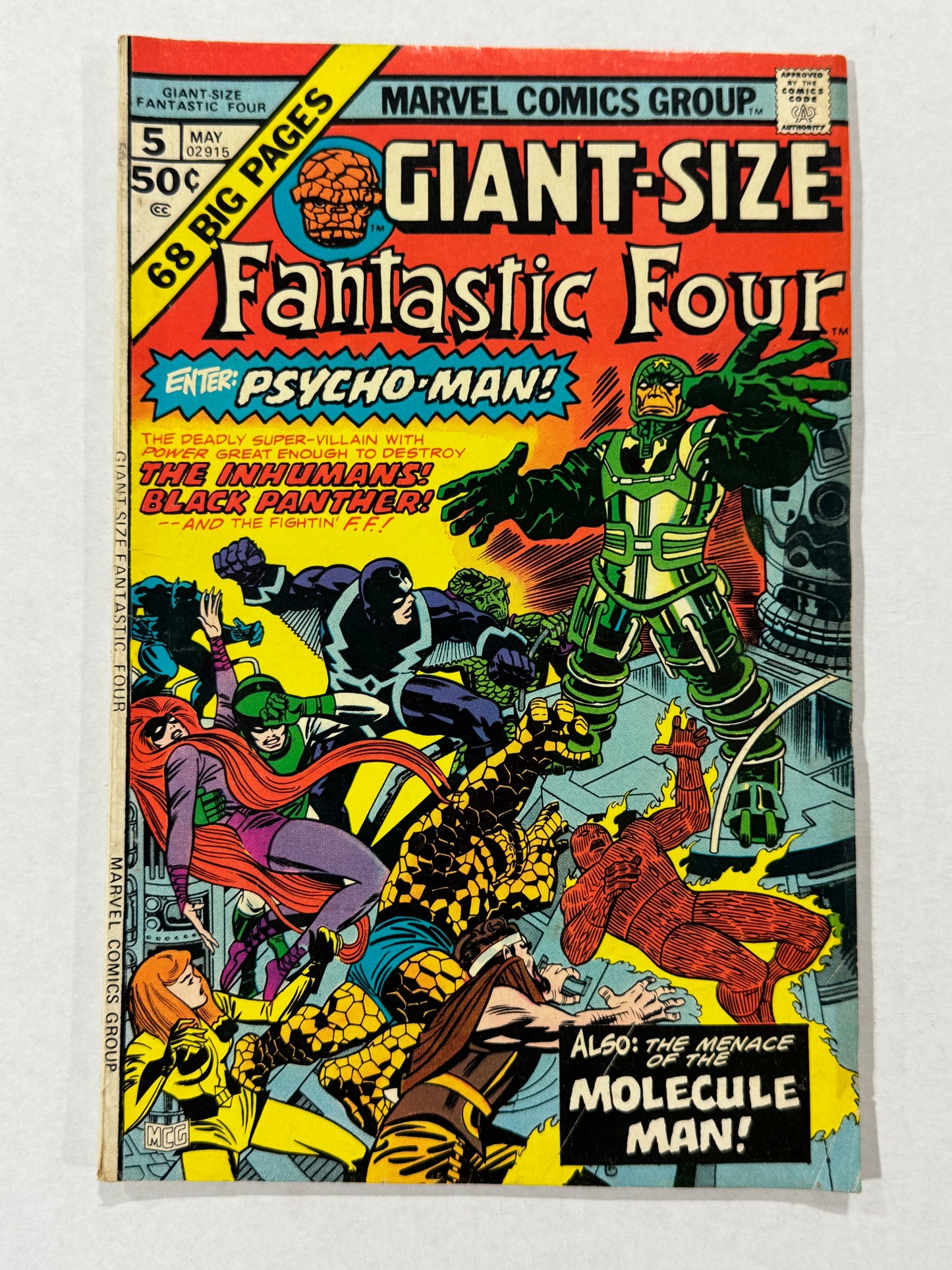 GIANT-SIZE FANTASTIC FOUR #5 VG/FN