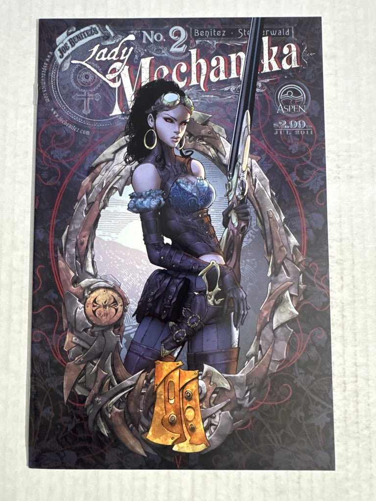 LADY MECHANIKA #2 VF/NM Joe Benitez Cover