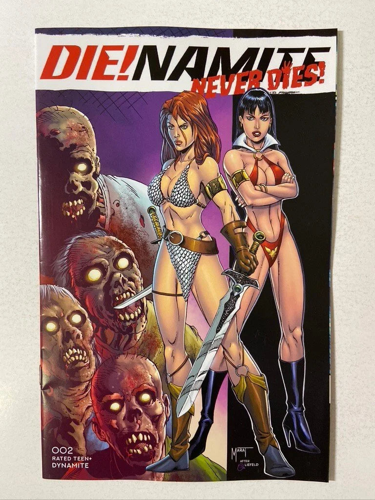 DIE!NAMITE NEVER DIES #2 NM Marat Mychaels Homage Variant