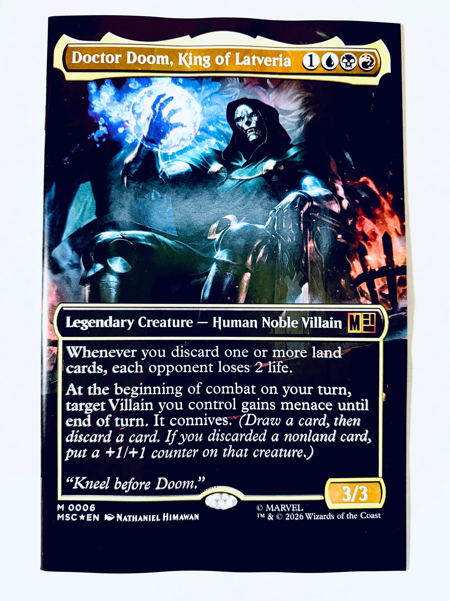 DOOMQUEST #2 NM Nathaniel Himawan Magic: the Gathering Variant