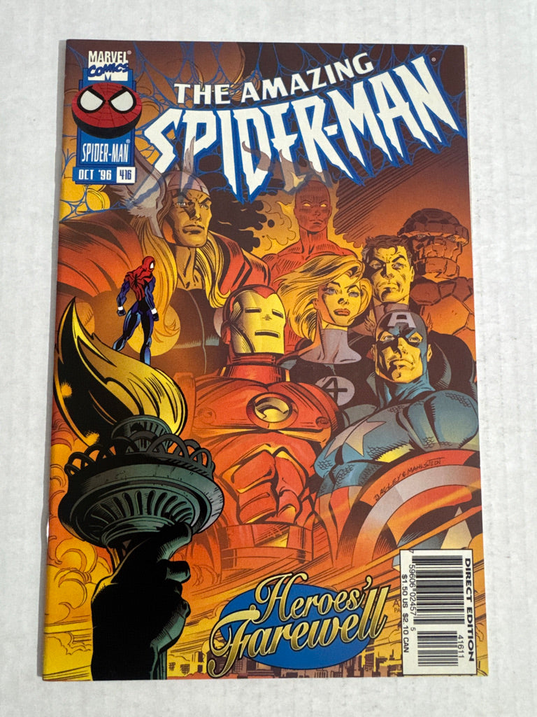 AMAZING SPIDER-MAN #416 NM- Mark Bagley Cover