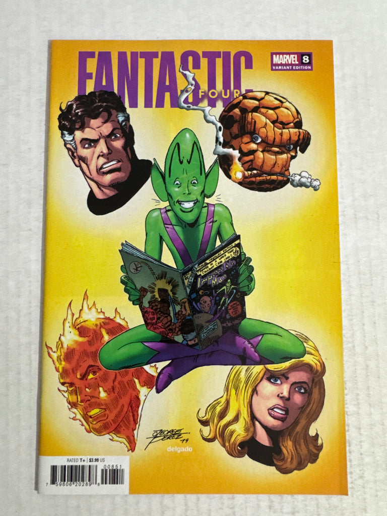 FANTASTIC FOUR #8 Vol 7 NM George Perez Variant