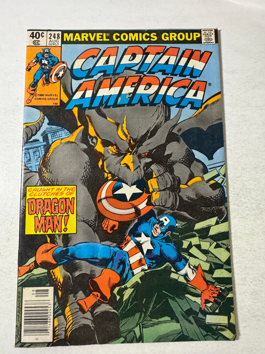 CAPTAIN AMERICA #248 VG John Byrne Cover