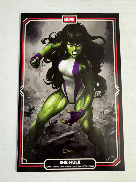 PLANET SHE-HULK #3 NM Clayton Crain Variant