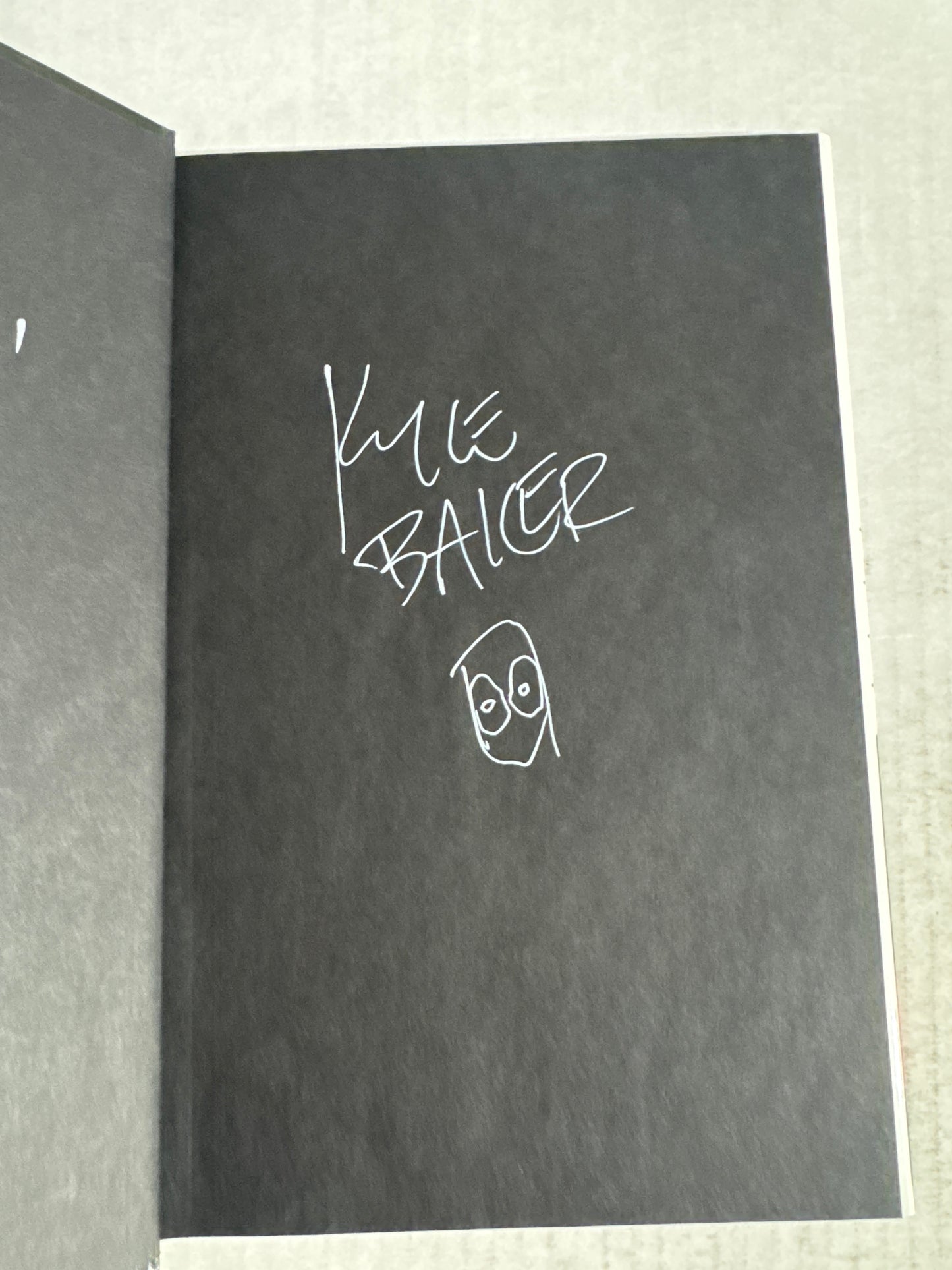 DEADPOOL MAX Second Cut HC SIGNED by Kyle Baker