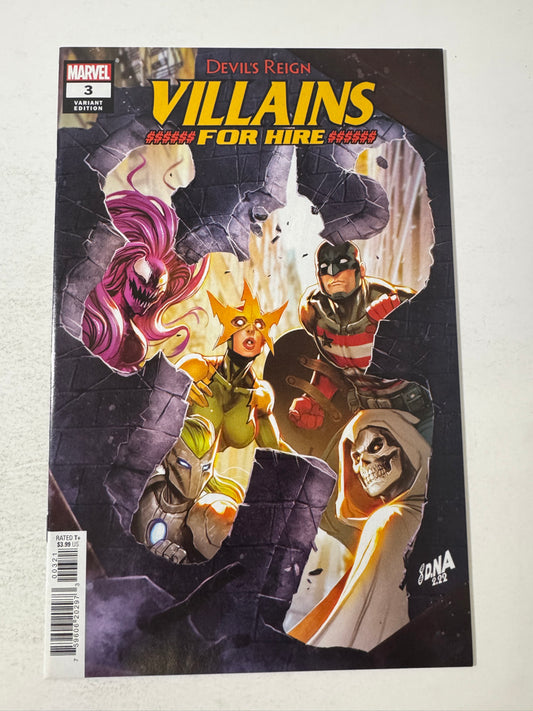 DEVIL'S REIGN HEROES FOR HIRE #3 NM David Nakayaman Variant