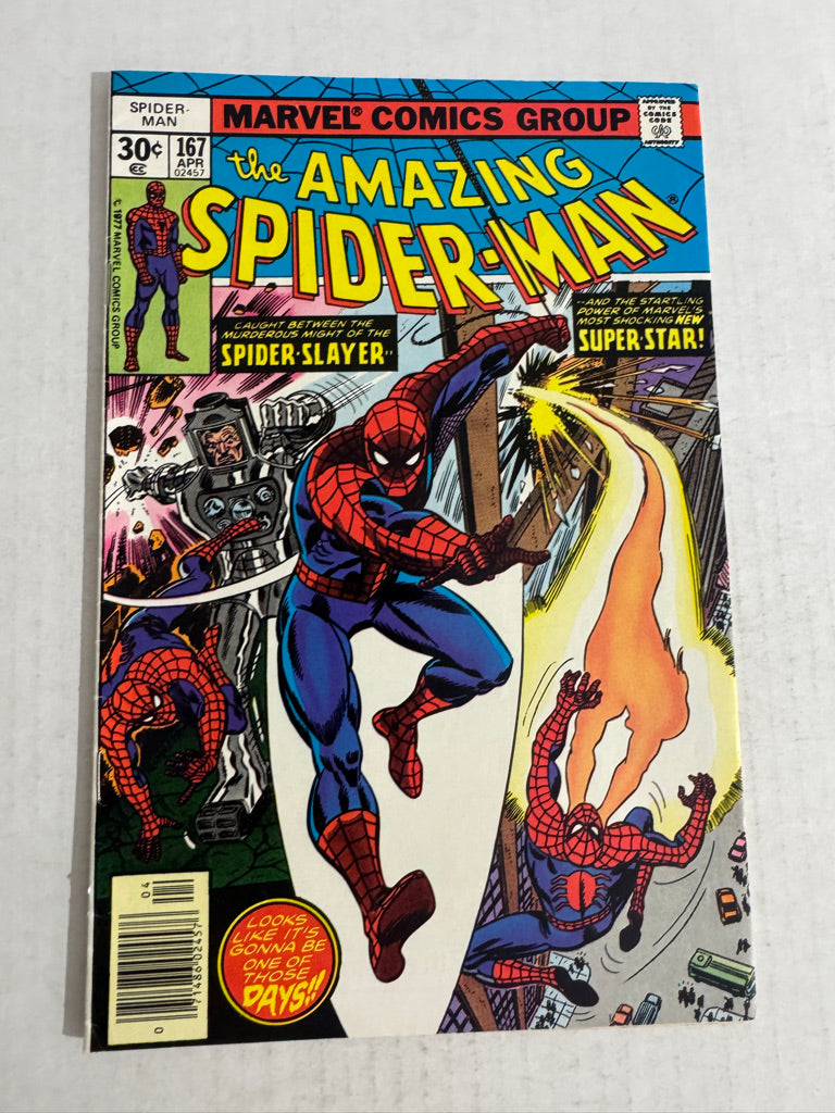 AMAZING SPIDER-MAN #167 FN 1ST APPEARANCE