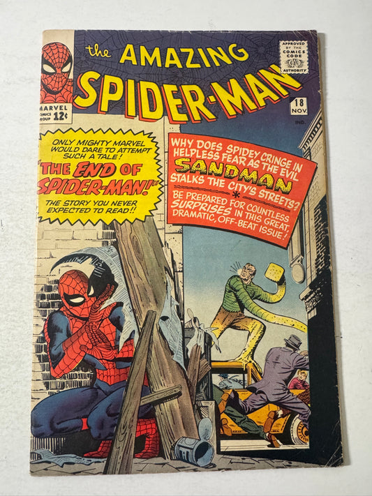 AMAZING SPIDER-MAN #18 FN 1ST APPEARANCE