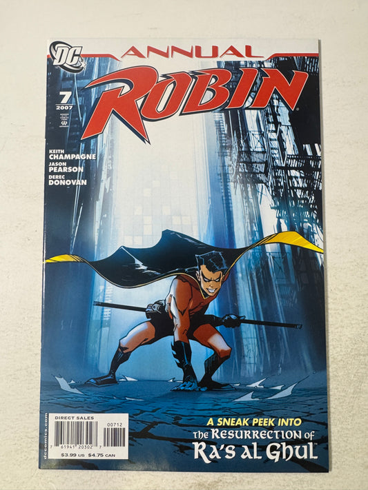 ROBIN ANNUAL #7 2007 VF/NM 2nd Print Variant