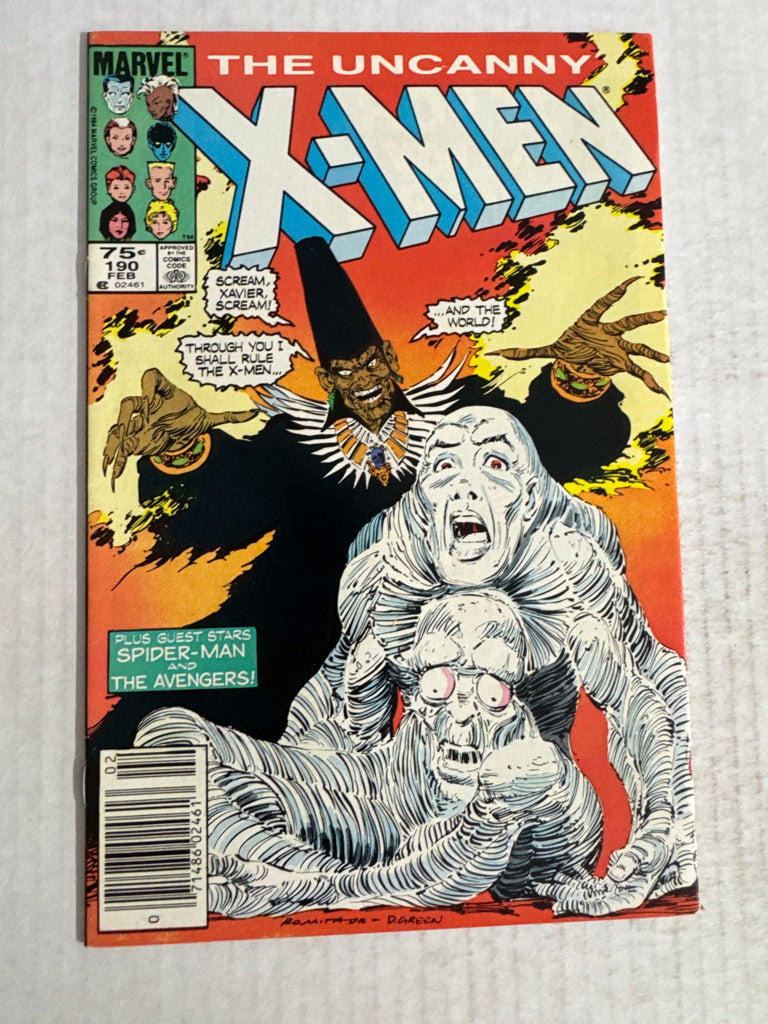 UNCANNY X-MEN #190 VF/NM CANADIAN PRICE VARIANT