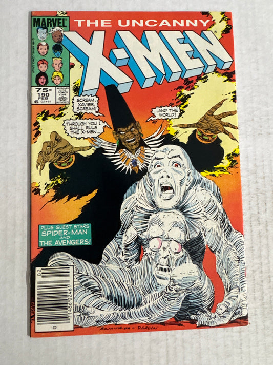 UNCANNY X-MEN #190 VF/NM CANADIAN PRICE VARIANT