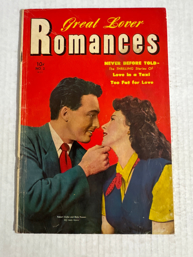 GREAT LOVER ROMANCES #3 VG-