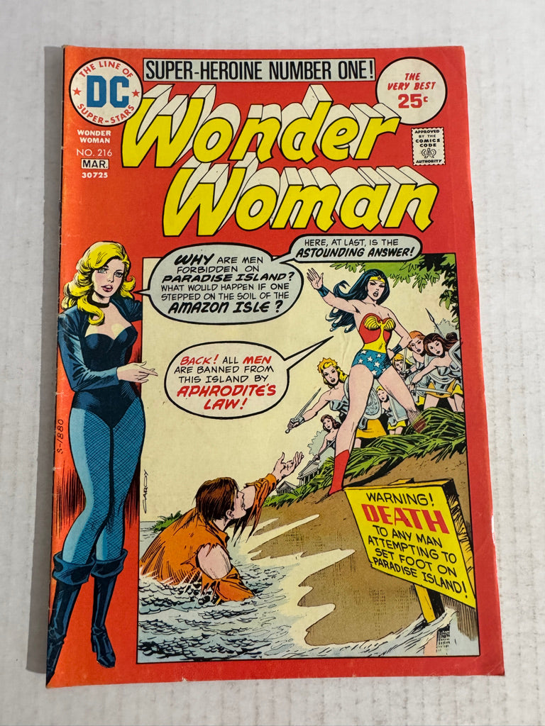WONDER WOMAN #216 VG+