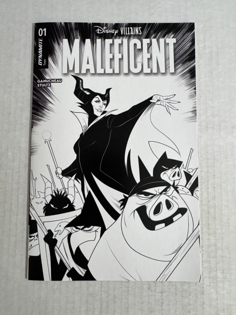 MALEFICENT #1 Vol 2 NM B/W Line Blind Bag U Variant