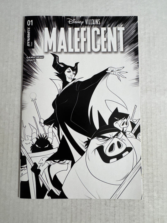 MALEFICENT #1 Vol 2 NM B/W Line Blind Bag U Variant