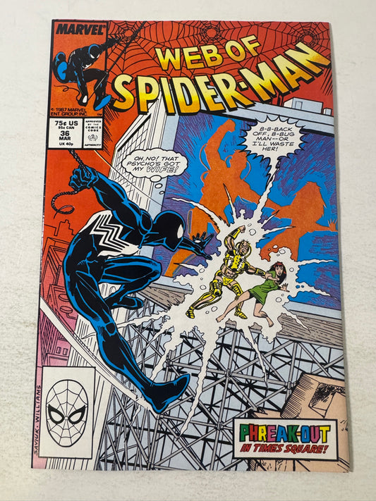 WEB OF SPIDER-MAN #36 VF/NM 1ST APPEARANCE