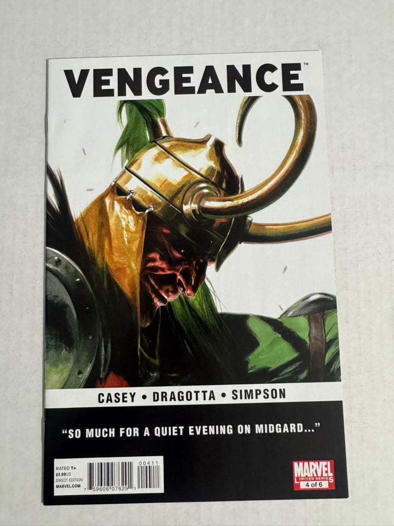 VENGEANCE #4 NM Gabriele Dell'Otto Cover