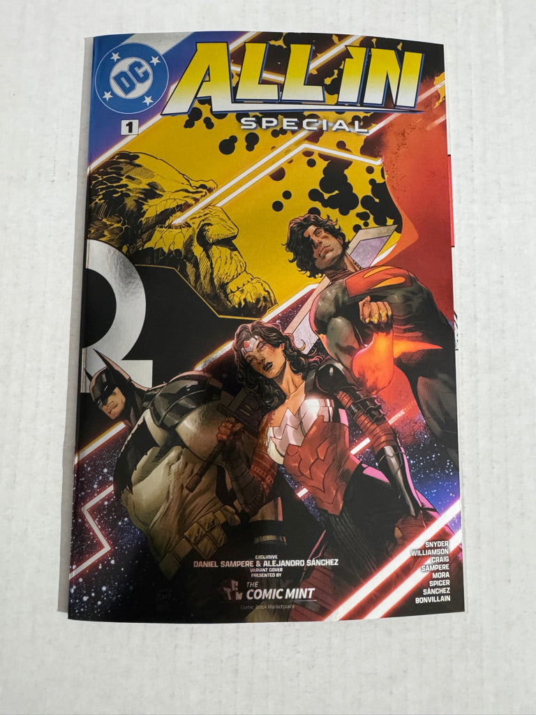 DC ALL-IN SPECIAL #1 NM NYCC Gold Foil Variant LTD 450