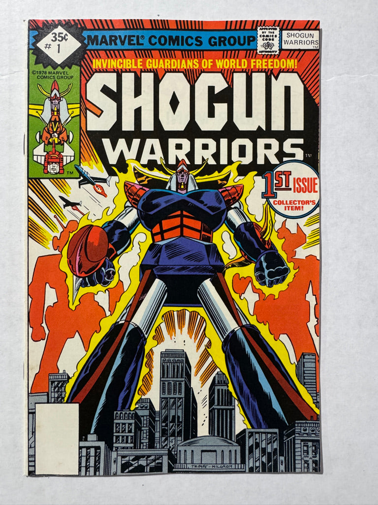 SHOGUN WARRIORS #1 VF/NM WHITMAN VARIANT  1ST APPEARANCE