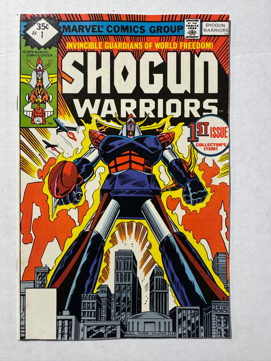 SHOGUN WARRIORS #1 VF/NM WHITMAN VARIANT  1ST APPEARANCE