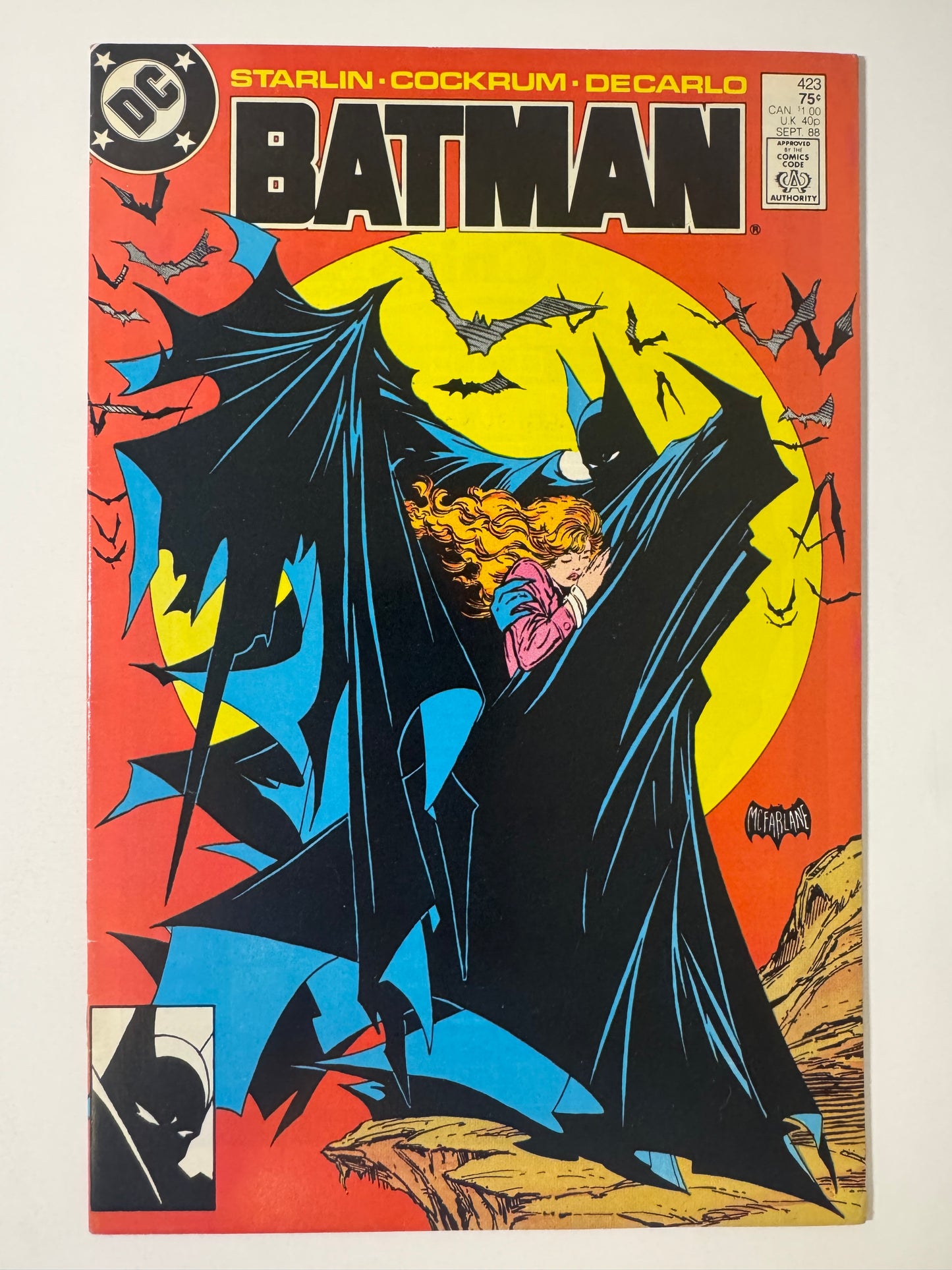 BATMAN #423 VF+ Todd McFarlane Cover