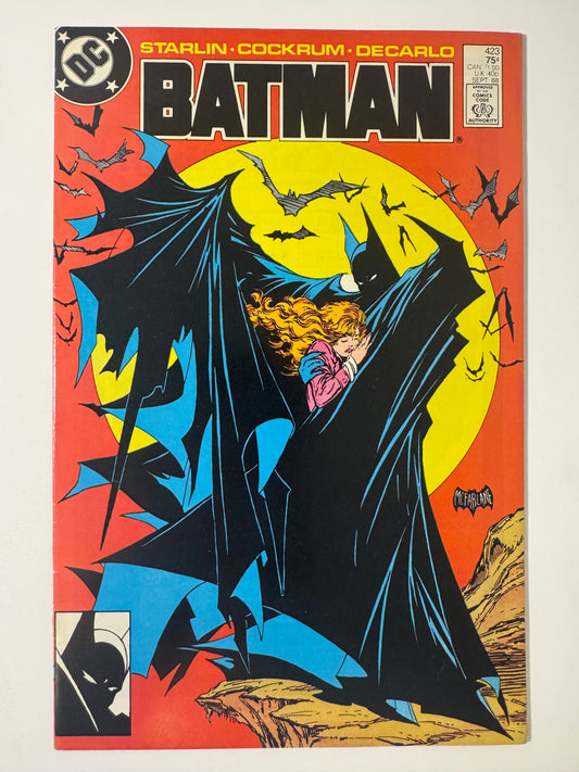 BATMAN #423 VF+ Todd McFarlane Cover