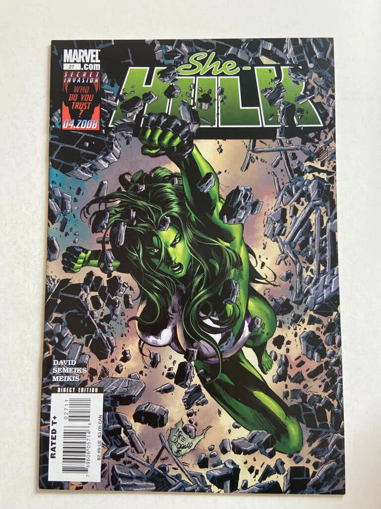 SHE-HULK 27 Vol 2 Mike Deodato Jr Cover