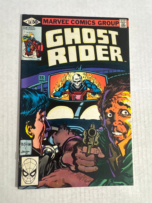 GHOST RIDER #58 FN Bill Sienkiewicz Cover