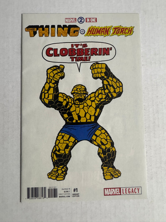 MARVEL TWO-IN-ONE #1 Vol 2 NM 1:50 Jack Kirby Variant