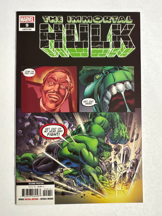 IMMORTAL HULK #9 NM 2nd Print Variant