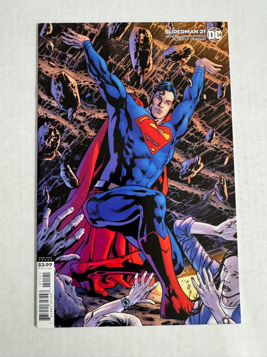 SUPERMAN #21 Vol 5 NM- Bryan Hitch Variant