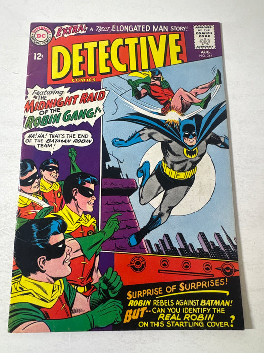 DETECTIVE COMICS #342 VG/FN