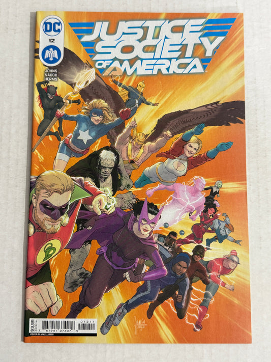 JUSTICE SOCIETY OF AMERICA #12 Vol 4 NM Mikel Janin Cover