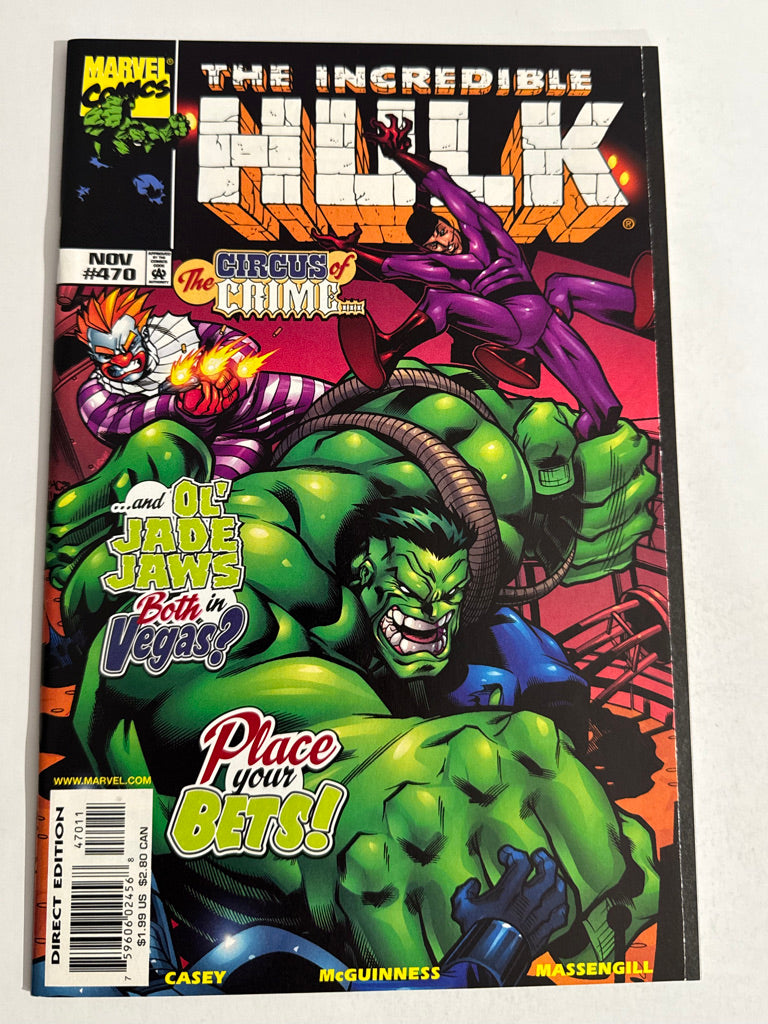 INCREDIBLE HULK #470 NM Ed McGuinness Cover