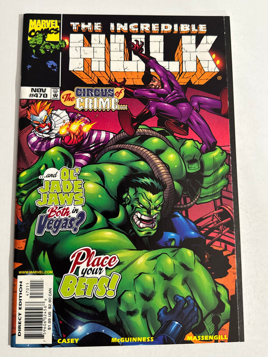 INCREDIBLE HULK #470 NM Ed McGuinness Cover