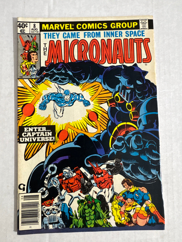 MICRONAUTS #8 VF/NM 1ST APPEARANCE NEWSSTAND
