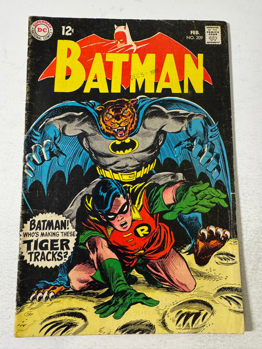 BATMAN #209 GD