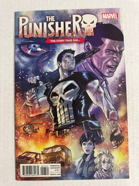 THE PUNISHER #7 Vol 11 NM Checcetto Variant