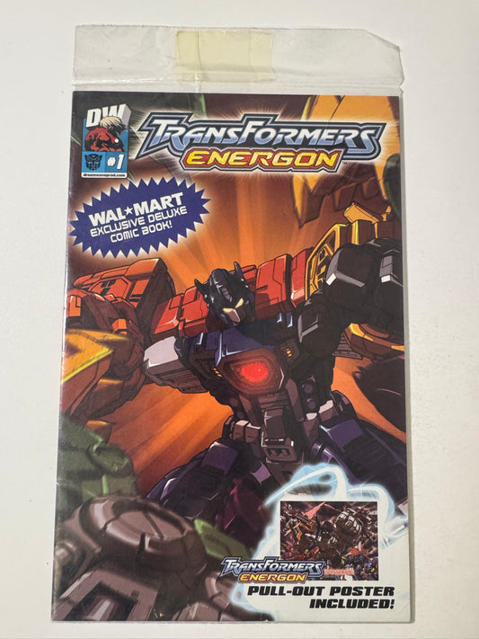 TRANSFORMERS ENERGON #1 VF/NM Sealed Walmart Variant