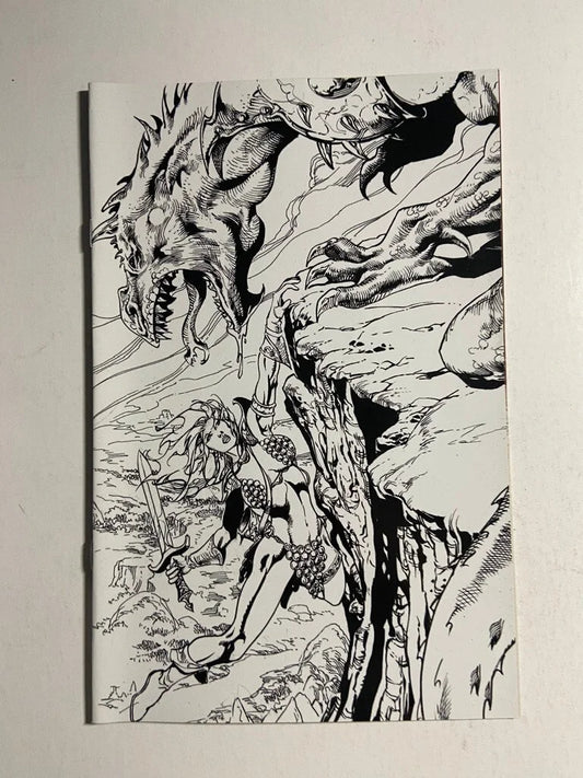 KILLING RED SONJA #5 NM- 1:15 B/W Virgin Castro Variant