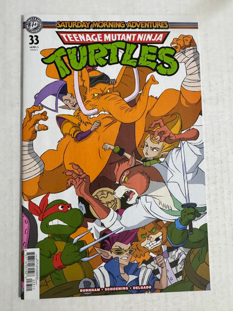 TEENAGE MUTANT NINJA TURTLES SATURDAY MORNING ADVENTURES #33 NM