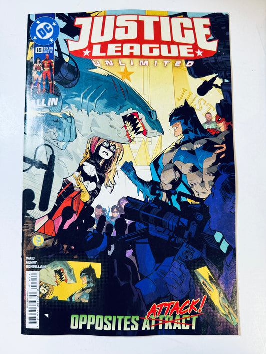 JUSTICE LEAGUE UNLIMITED #18 NM Dan Mora Cover