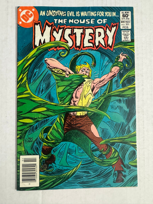 HOUSE OF MYSTERY #301 VG+ Joe Kubert Cover NEWSSTAND