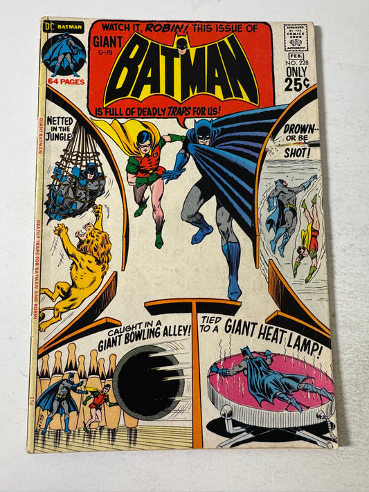 BATMAN #228 VG+