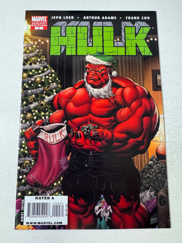 HULK #9 NM 1:10 Variant Ed McGuinness Red Hulk Variant