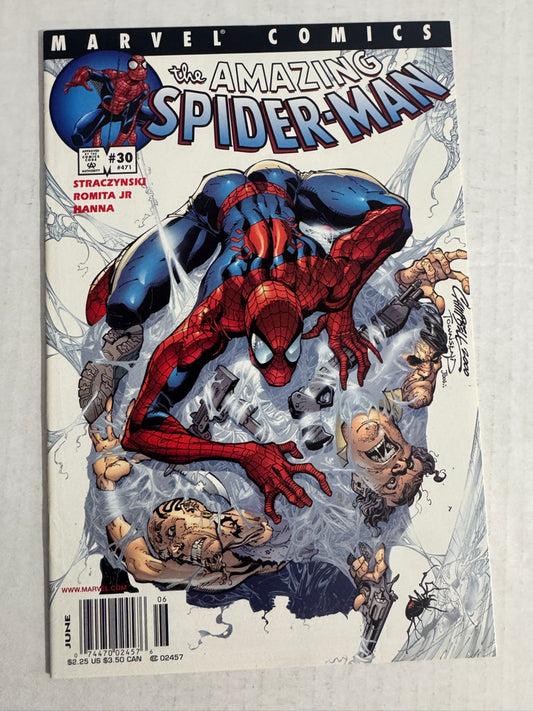 AMAZING SPIDER-MAN #30 Vol 2 J Scott Campbell Cover 1ST APPEARANCE NEWSSTAND