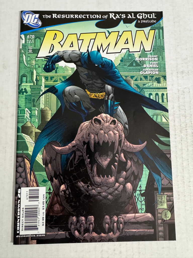 BATMAN #670 Tony Daniel Cover