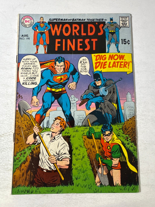 WORLD'S FINEST COMICS #195 VG